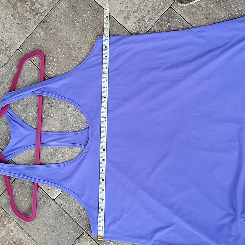Lilly Pulitzer Luxletic Racerback Tank Sz XL SPF 50 Color Aurora Purple - Picture 5 of 10